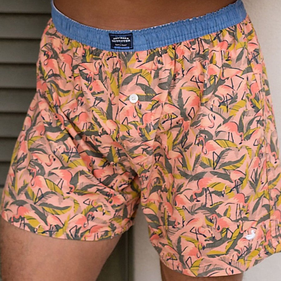 Men'S Southern Marsh Boxers | Men'S Boxers | Hanover Flamingo