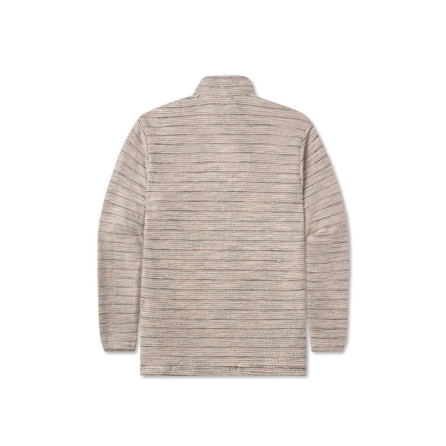 Men'S Southern Marsh Pullovers And Sweaters | Pawleys Rope Pullover | Stripes Oatmeal