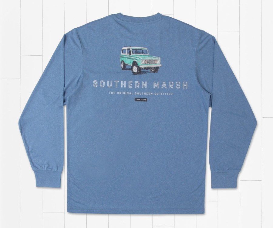 Men'S Southern Marsh Performance Long Sleeve Tees | Fieldtec Featherlight Tee - Offroad Rodeo - Long Sleeve