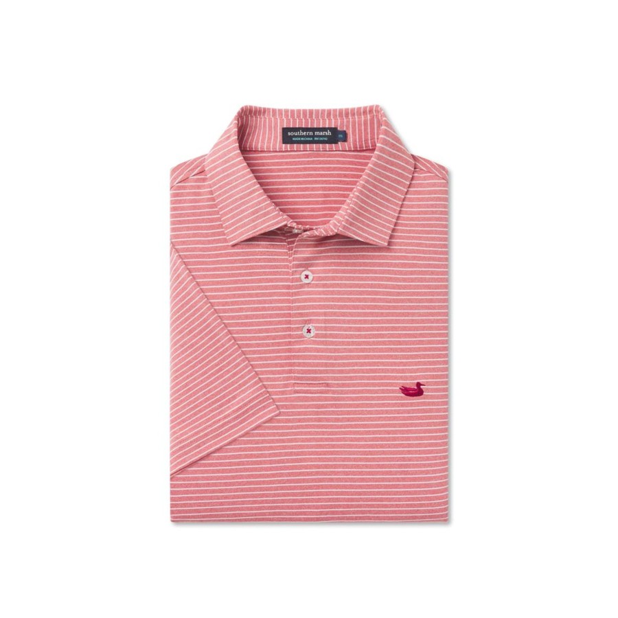 Men'S Southern Marsh Polos | Biloxi Heather Performance Polo