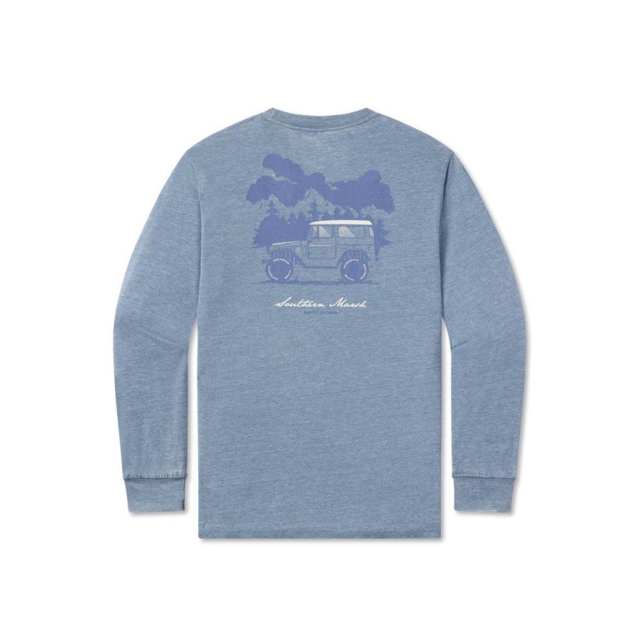 Men'S Southern Marsh Seawash Long Sleeve Tees | Seawash Tee | Offroad | Long Sleeve