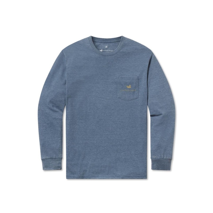 Men'S Southern Marsh Seawash Long Sleeve Tees | Seawash Tee - Mountain Bounty - Long Sleeve