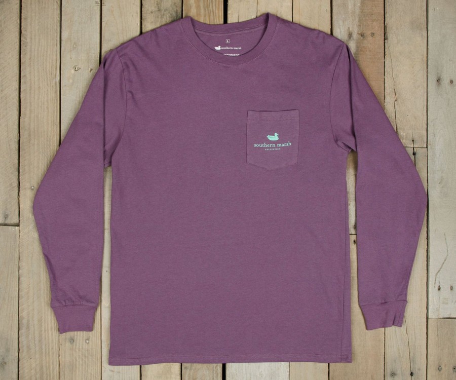 Men'S Southern Marsh Original Ls Tees | Pheasant Long Sleeve Tee | Duck Stamp Series