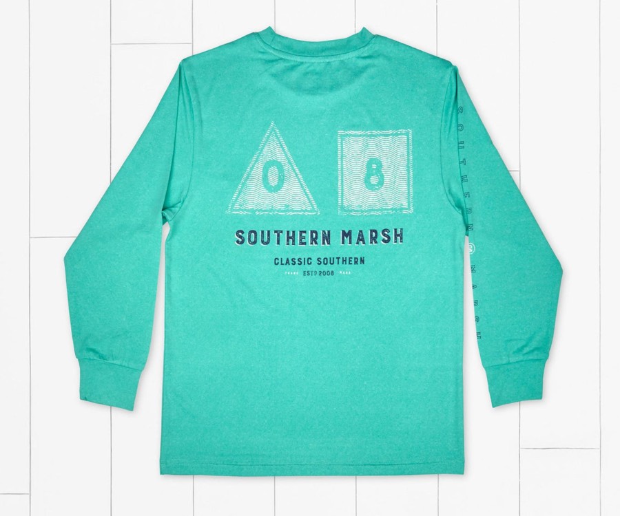 Youth Southern Marsh Performance Long Sleeve Tees | Youth Fieldtec Featherlight Tee | Navigation | Long Sleeve