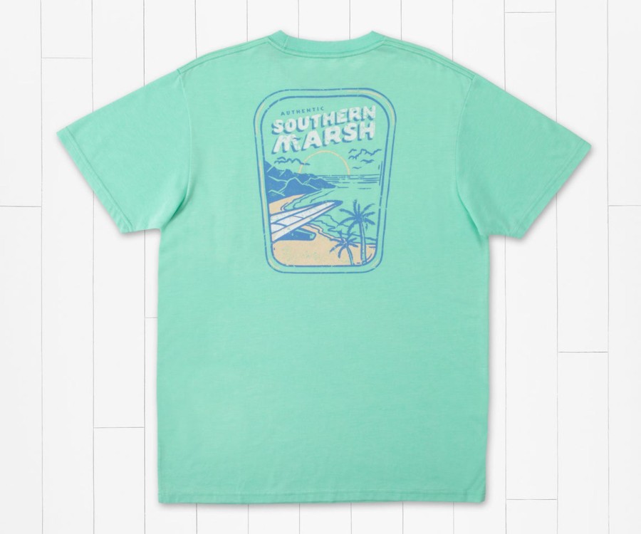 Women'S Southern Marsh Seawash Tees | Seawash Tee - Distant Shores