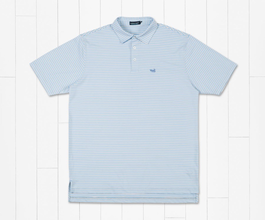 Men'S Southern Marsh Polos | Bermuda Performance Polo | Sumter Stripe