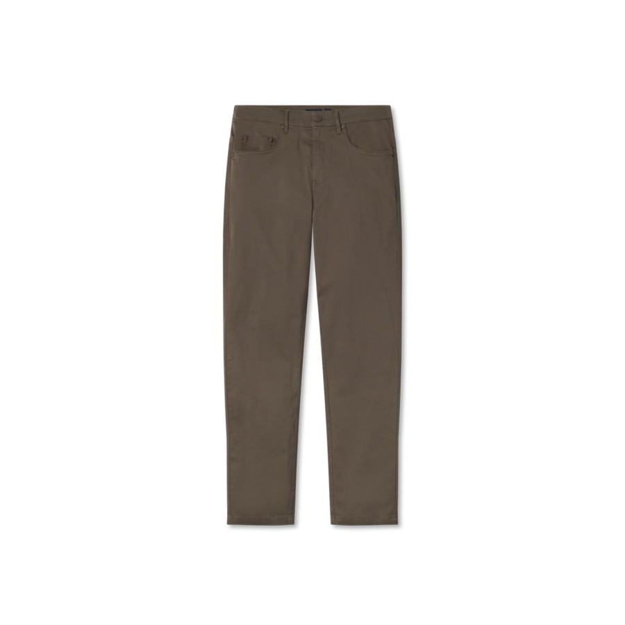 Men'S Southern Marsh Pants | Cahaba Comfort Stretch Twill Pant Stone Brown