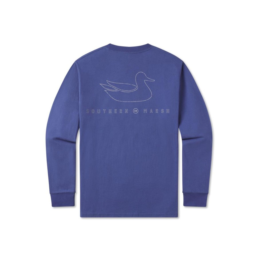 Women'S Southern Marsh Original Long Sleeve Tees | Original Outline Tee - Long Sleeve