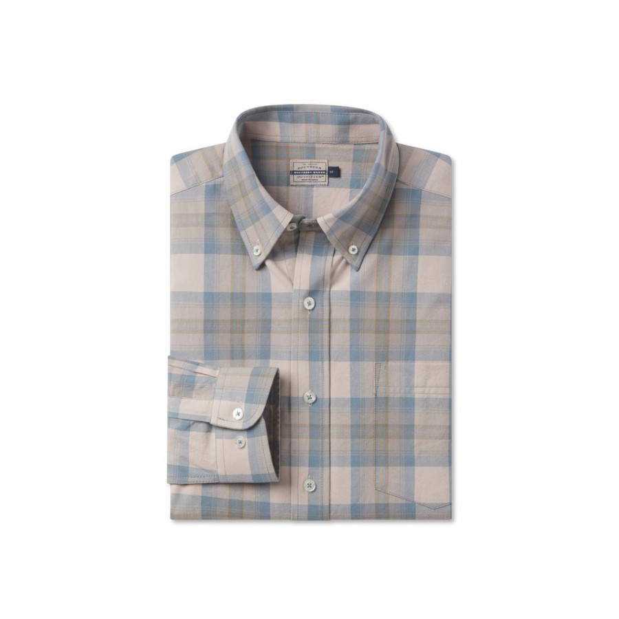 Men'S Southern Marsh Relaxed | Martin County Washed Dress Shirt