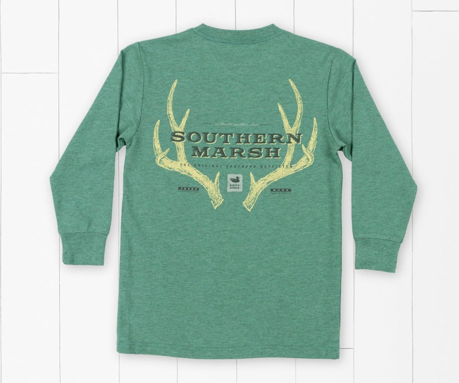 Youth Southern Marsh Original Long Sleeve Tees | Youth Origins Rack Tee | Long Sleeve