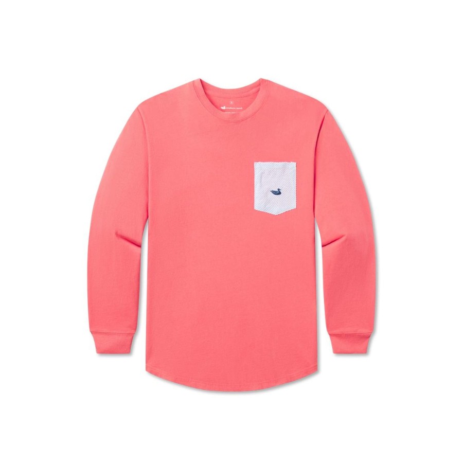 Women'S Southern Marsh Women'S Fit Tops | Rebecca Southern Class Jersey Neon Coral