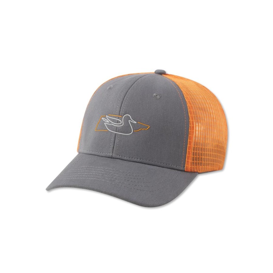 Women'S Southern Marsh Hats & Visors | Trucker Hat - Original Outline - Tennessee Midnight Gray