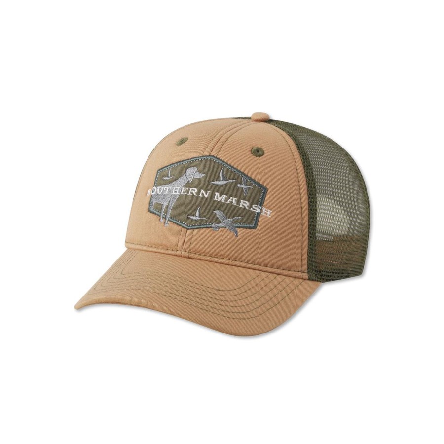 Women'S Southern Marsh Hats & Visors | Trucker Hat - Hunting Dog