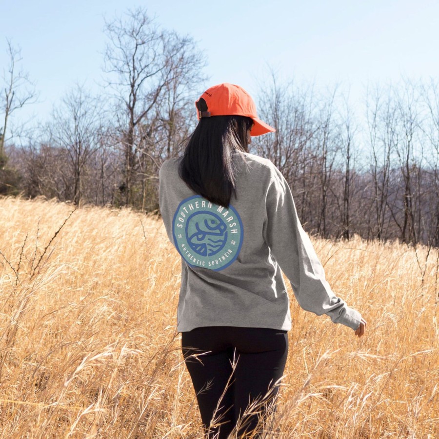 Women'S Southern Marsh Original Long Sleeve Tees | Circle Catch Tee | Long Sleeve