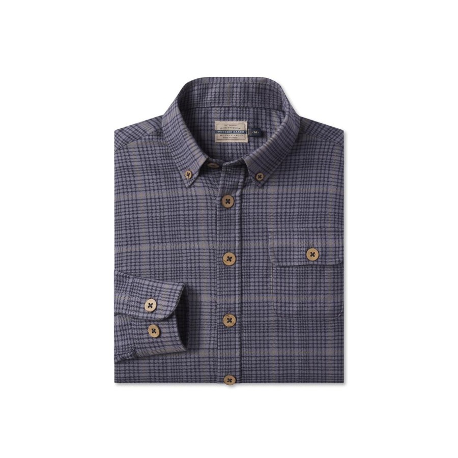 Youth Southern Marsh Dress Shirts | Youth Montevallo Houndstooth Flannel