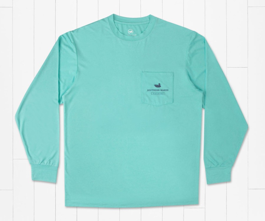 Women'S Southern Marsh Performance Long Sleeve Tees | Fieldtec Featherlight Tee - Twilight Ride - Long Sleeve