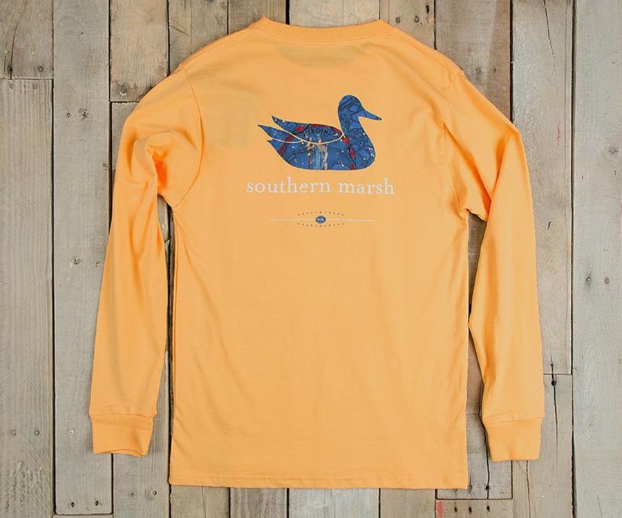 Men'S Southern Marsh Original Ls Tees | Authentic Heritage Tee | Virginia | Long Sleeve