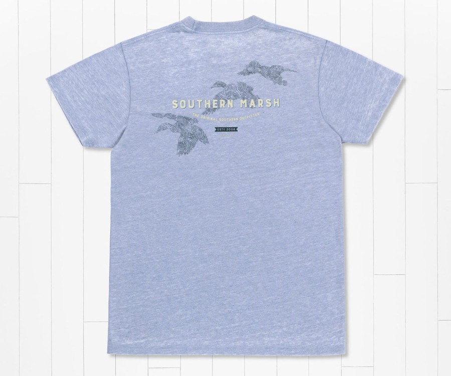 Women'S Southern Marsh Seawash Tees | Seawash Tee | Three Ducks