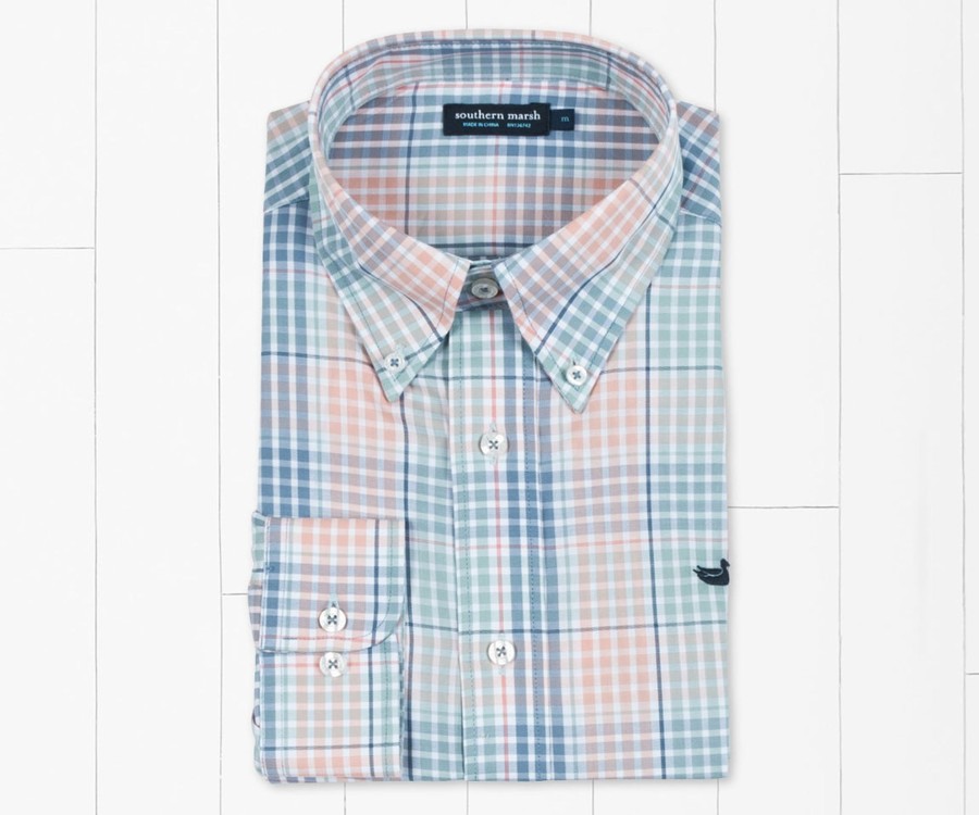 Men'S Southern Marsh Relaxed | Miller Gingham Dress Shirt