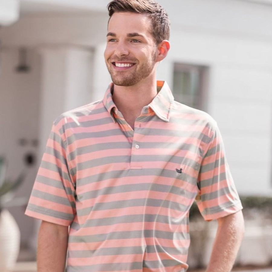 Men'S Southern Marsh Polos | Bermuda Performance Polo | Davis