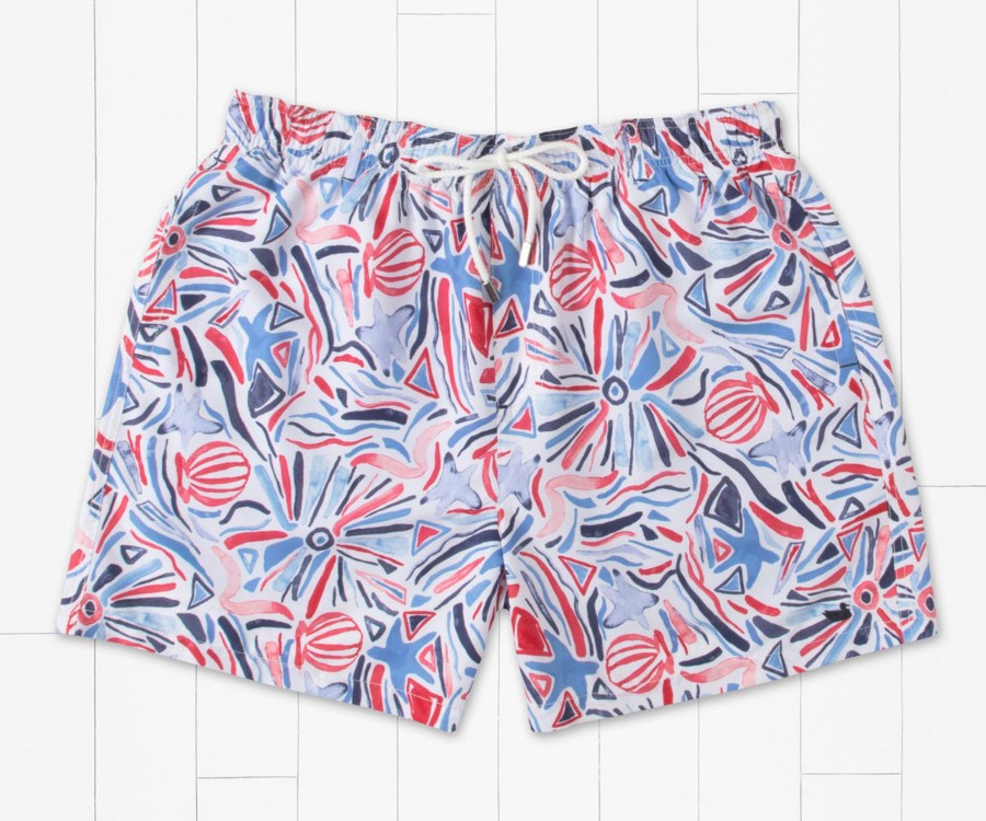 Men'S Southern Marsh Swim Trunks | Jubilee Lined Trunk