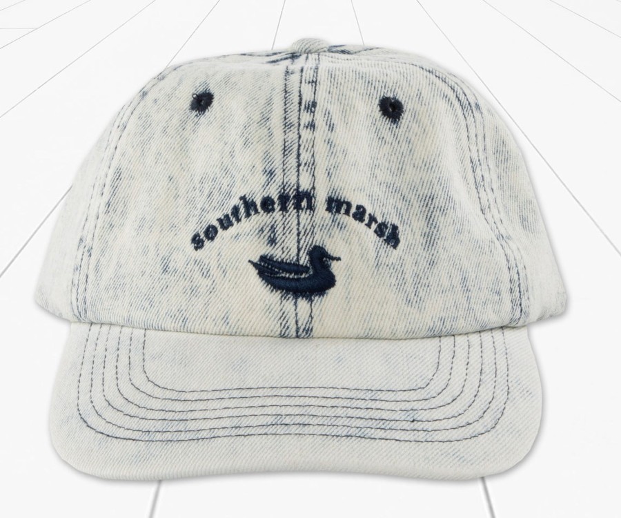 Women'S Southern Marsh Hats & Visors | Relaxed Hat - Denim Authentic Light Blue