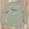 Men'S Southern Marsh Original Ls Tees | Vintage Decoy Pintail Tee - Long Sleeve Bay Green