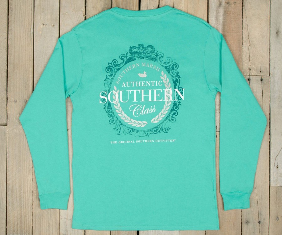 Women'S Southern Marsh Original Long Sleeve Tees | Southern Class Tee - Long Sleeve