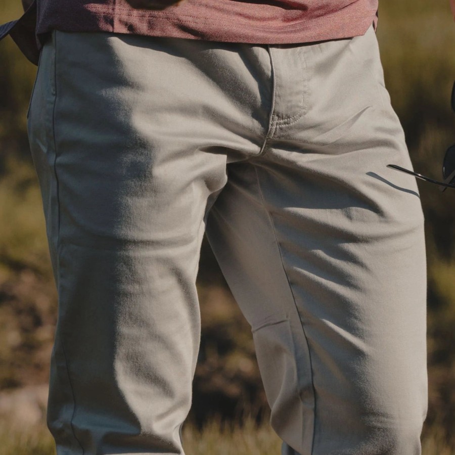 Men'S Southern Marsh Pants | Cahaba Comfort Stretch Twill Pant Pebble