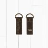 Accessories Southern Marsh Luggage & Travel | Waxed Canvas Key Fob Dark Brown