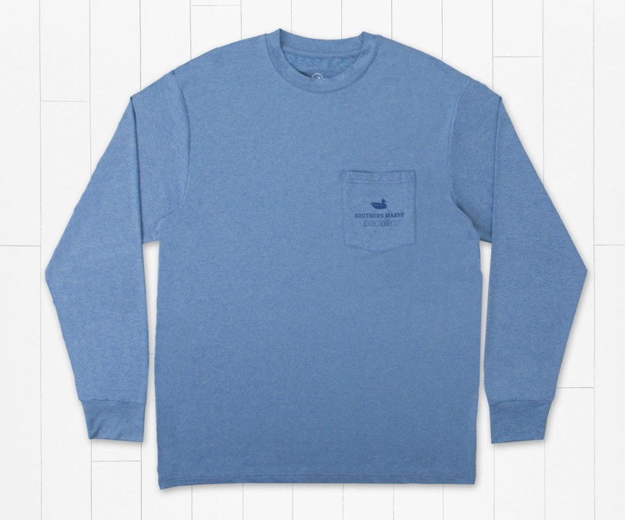 Men'S Southern Marsh Performance Long Sleeve Tees | Fieldtec Featherlight Tee - 08 Lure - Long Sleeve