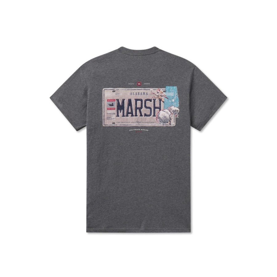 Youth Southern Marsh Original Tees | Youth Backroads Collection Tee - Alabama Midnight Gray