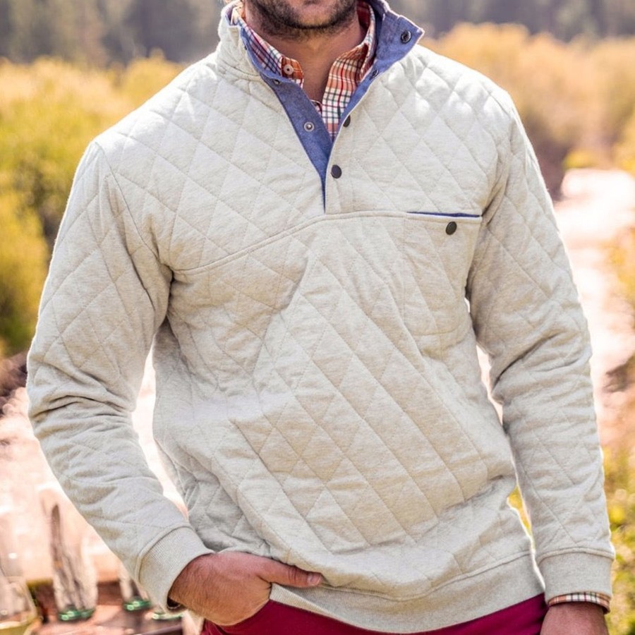 Men'S Southern Marsh Pullovers And Sweaters | Ryan Quilted Pullover