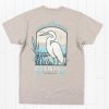 Women'S Southern Marsh Original Tees | Vistas Egret Tee Washed Burnt Taupe