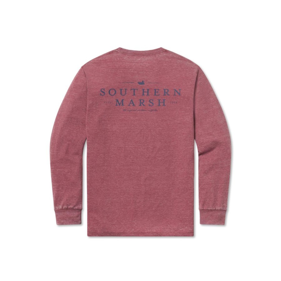 Women'S Southern Marsh Seawash Long Sleeve Tees | Seawash Tee | Classic | Long Sleeve