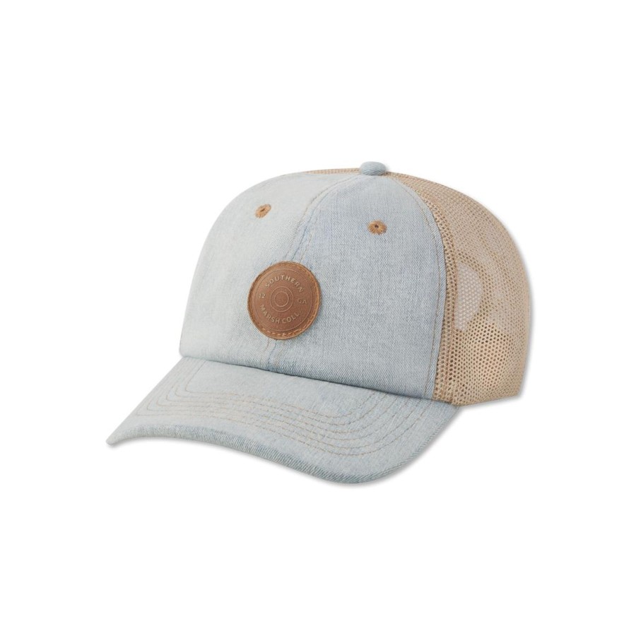 Women'S Southern Marsh Hats & Visors | Trucker Hat - Washed Denim