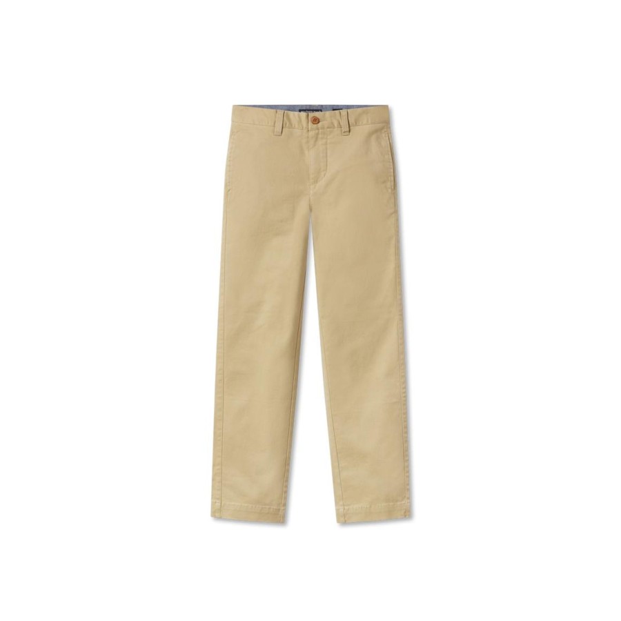 Youth Southern Marsh Shorts & Pants | Youth Regatta Stretch Cotton Chino - Khaki Khaki Chino