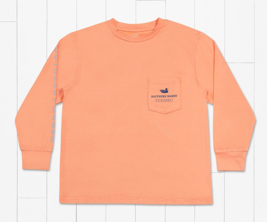 Youth Southern Marsh Performance Long Sleeve Tees | Youth Fieldtec Featherlight Tee | Surf Trio