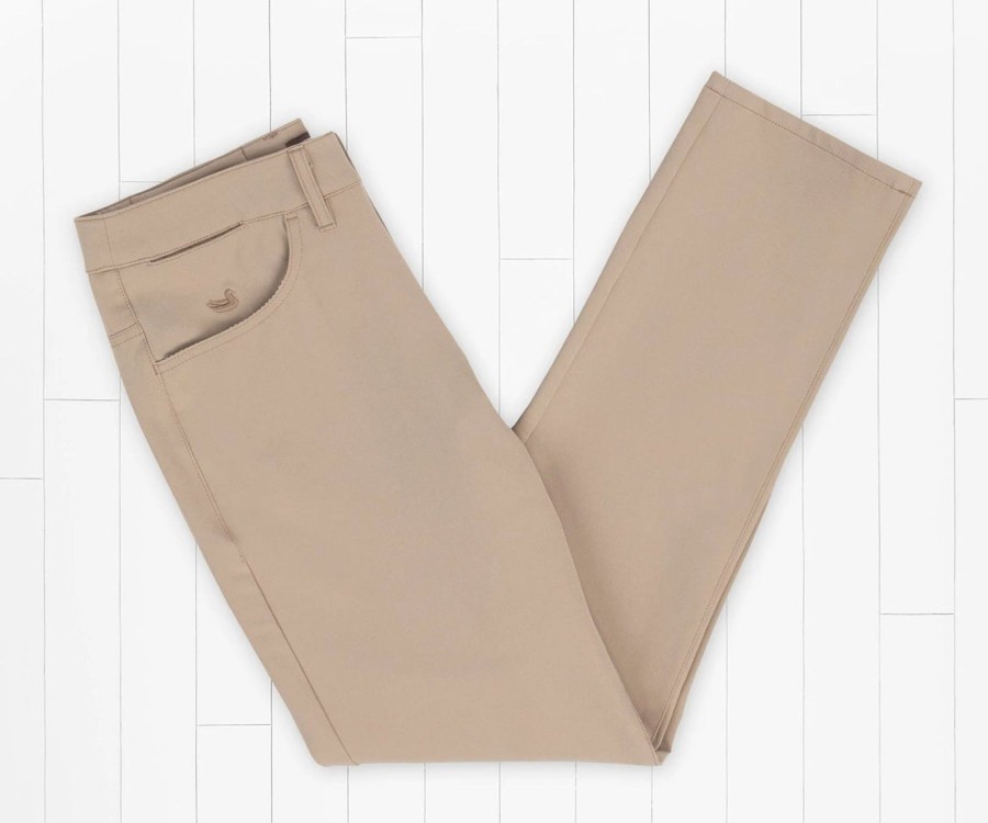 Men'S Southern Marsh Pants | Frisco Stretch Five Pocket Pant Audubon Tan