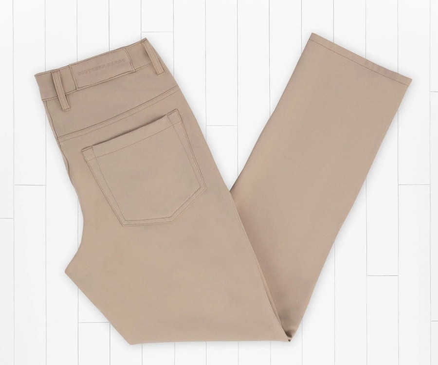 Men'S Southern Marsh Pants | Frisco Stretch Five Pocket Pant Audubon Tan