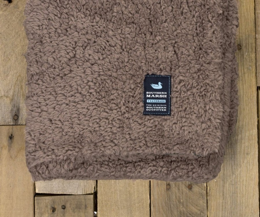 Women'S Southern Marsh Blankets | Sherpa Fleece Blanket | Watson Pile