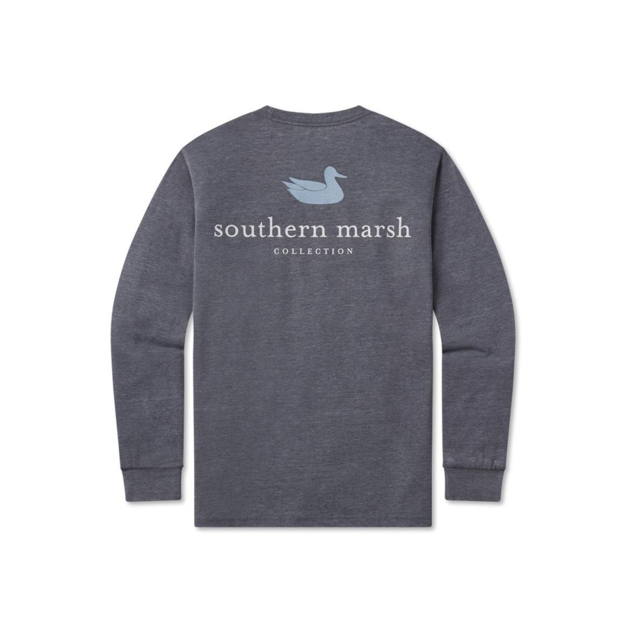 Women'S Southern Marsh Seawash Long Sleeve Tees | Seawash Authentic Tee | Long Sleeve