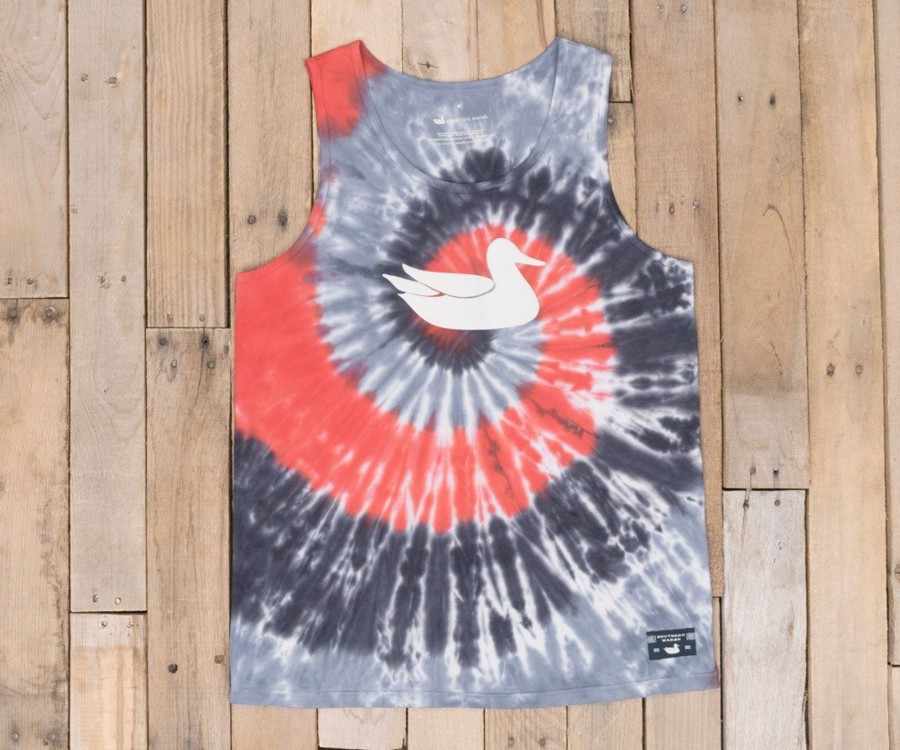 Women'S Southern Marsh Tanks | Whitling Tie-Dye Tank | Spiral