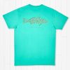 Men'S Southern Marsh Original Ss Tees | Wildlife Words Tee | Redfish Bimini Green