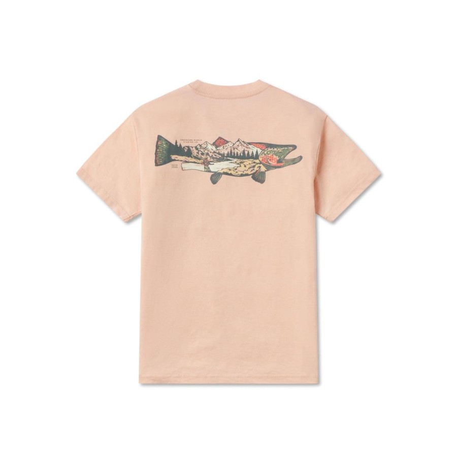 Youth Southern Marsh Seawash Tees | Youth Seawash Tee - Mountain Bounty Terracotta