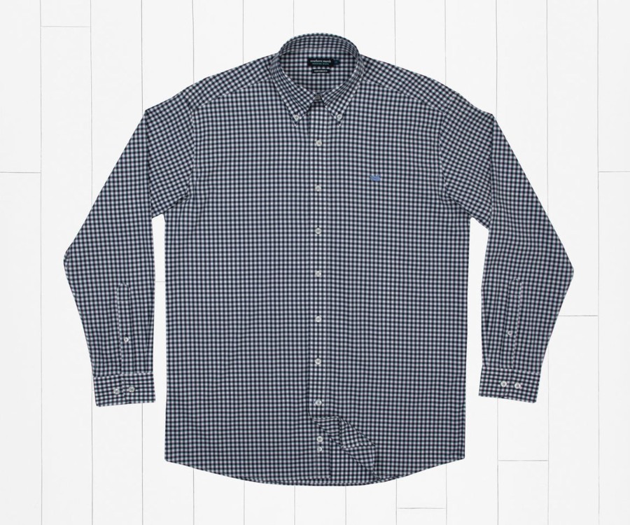 Men'S Southern Marsh Performance | Brentwood Gingham Performance Dress Shirt