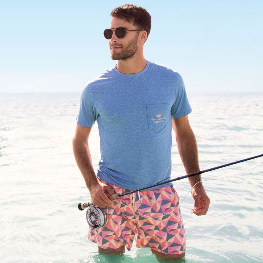 Men'S Southern Marsh Swim Trunks | Dockside Swim Trunk | Facets