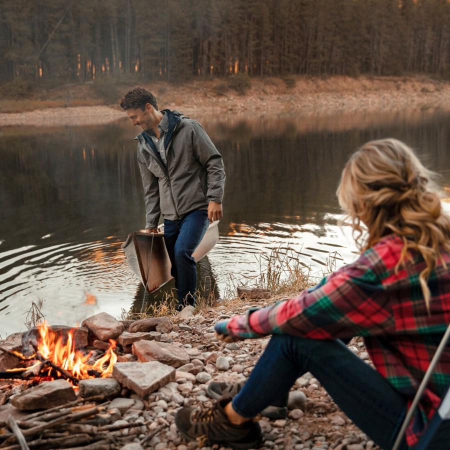 Men'S Southern Marsh Jackets And Vests | Downpourdry Mammoth Stretch Shell Jacket Charcoal Gray