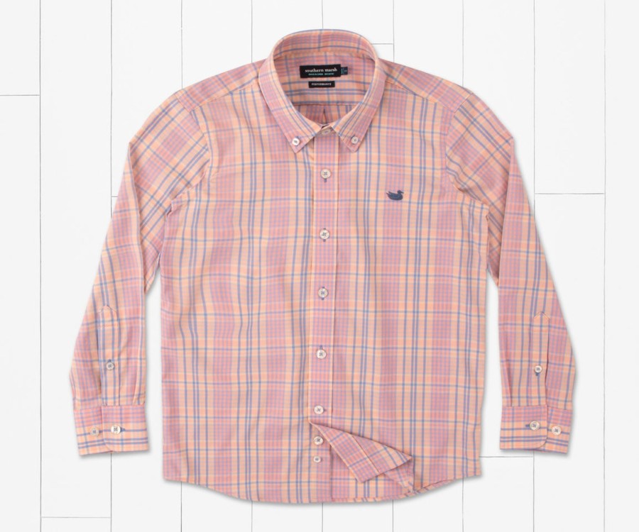 Youth Southern Marsh Dress Shirts | Youth Caicos Performance Dress Shirt