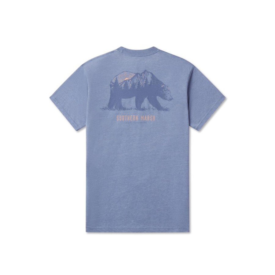 Youth Southern Marsh Seawash Tees | Youth Seawash Tee - Barely Light Washed Blue